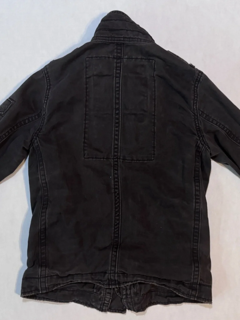 Abercrombie And Fitch Women's Medium Utility Military Jacket Brown Many Pockets - Picture 7 of 11